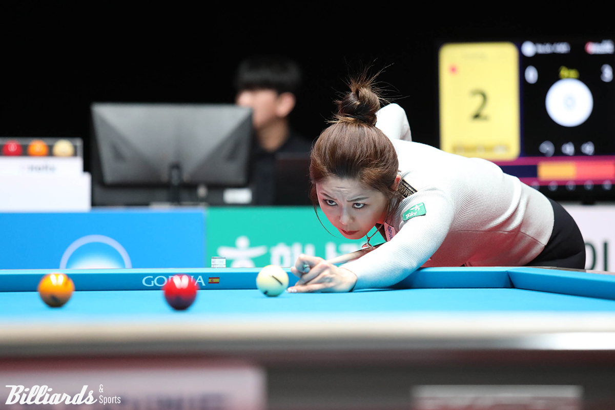 김가영(하나카드)이 전 시즌 월드챔피언십 결승에 진출하며 우승상금 1억원에 다시 도전한다.  사진=제주/이용휘 기자