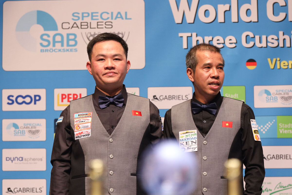 2년 연속 우승을 노렸던 베트남. 왼쪽부터 바오프엉빈, 쩐뀌엣찌엔.