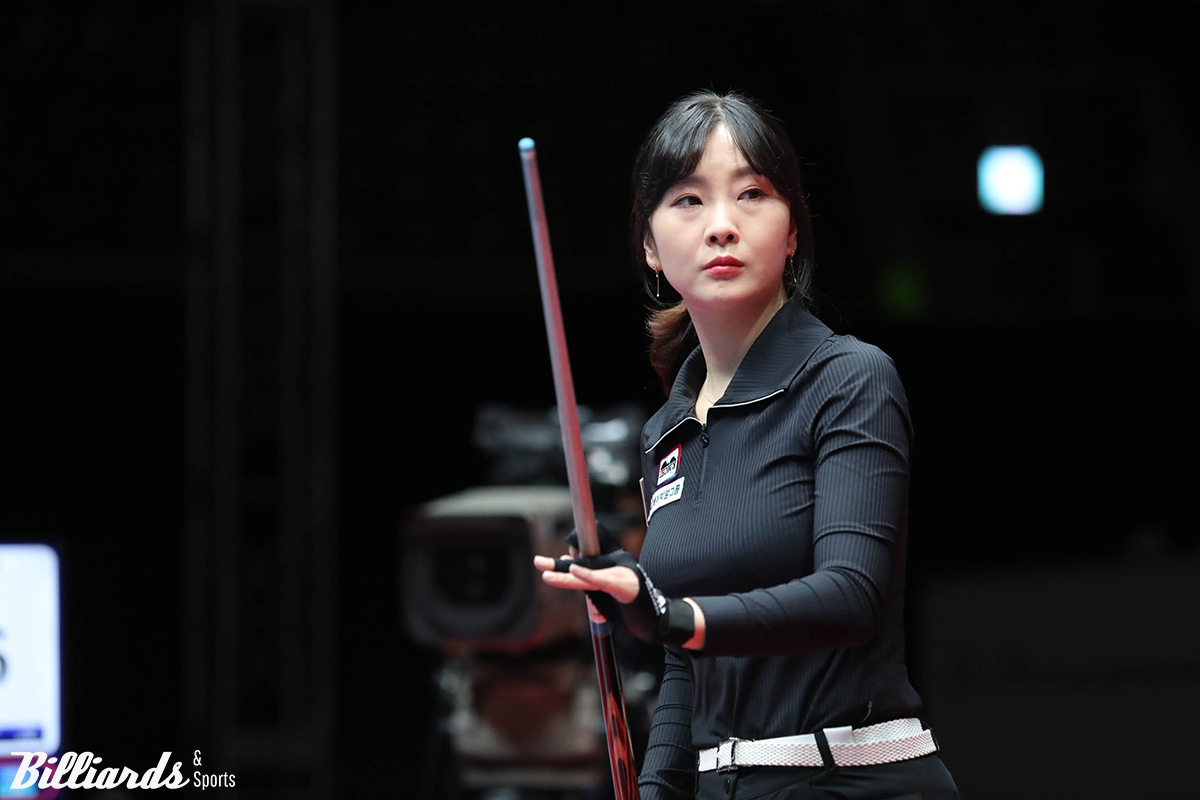 김상아는 세트스코어 1-1 동점에서 3세트를 10:7로 앞서며 역전이 유력했으나, 10:11로 역전을 당하면서 급격하게 무너졌다.