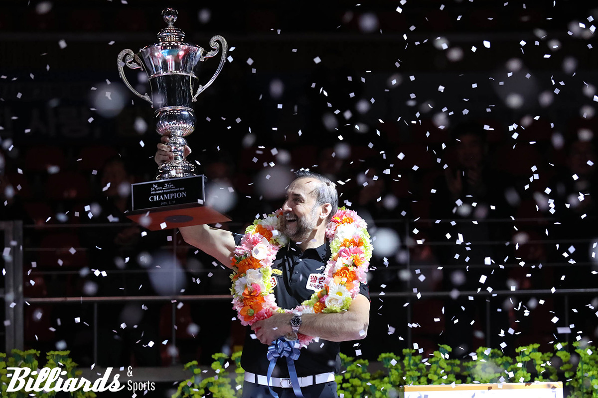 세미 사이그너(웰컴저축은행)가 륏피 체네트(하이원리조트)를 꺾고 월드챔피언십 왕좌를 차지했다. 사진=제주/이용휘 기자