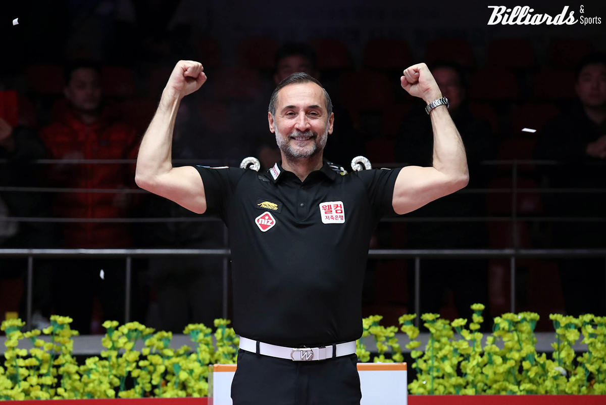 "제주도에 와서 나는 하샤시와 매일 1만6천보씩 걸었다. 당구는 힘이 있어야 하는 스포츠다"