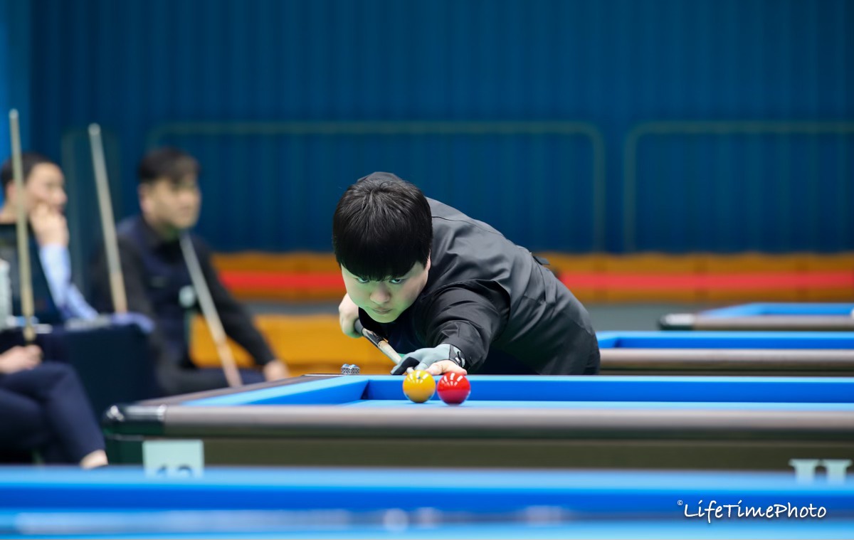 올해 첫 전국당구대회 '국토정중앙배'의 본격적인 승부가 24일 시작됐다. 캐롬 3쿠션과 포켓 10볼 종목 남녀 일반부 개인전이 이날 개최돼 치열한 경쟁에 돌입했다.  사진=KBF 제공