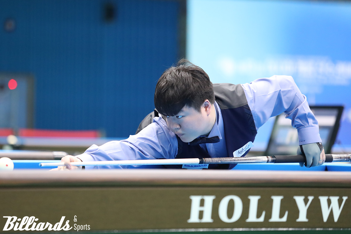 '아시아 챔피언' 타이틀 탈환에 나선 '세계 챔피언' 조명우가 무사히 16강에 안착했다. 사진=이용휘 기자