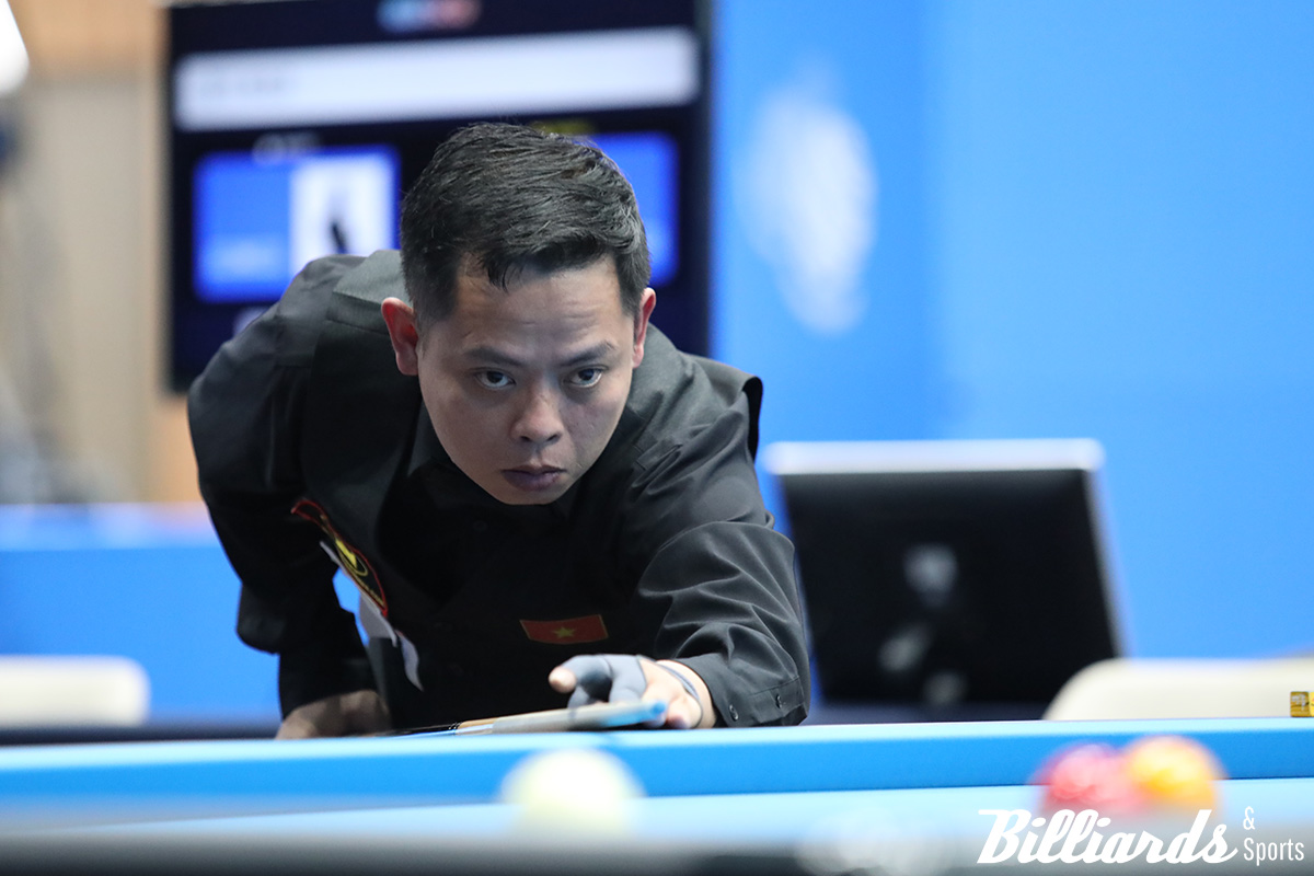 허정한을 꺾고 준결승에 오른 베트남의 레타인띠엔.