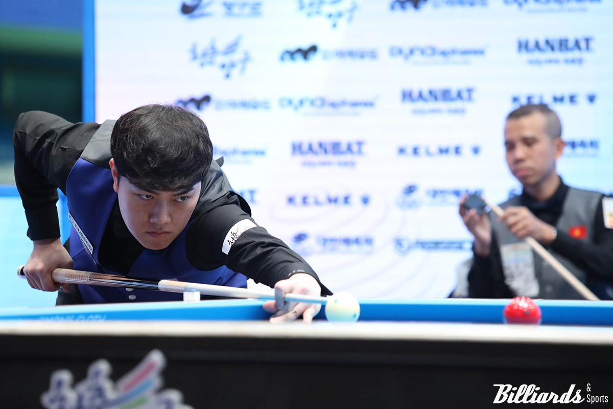 하이런 14점, 11점 등 맹타를 휘두르며 베트남의 최강자인 쩐득민과 쩐귀엣찌엔을 제압했다.