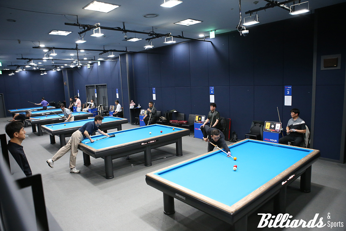 '2025-26시즌 PBA 트라이아웃'에 참가한 프로 당구선수 지망생들. 