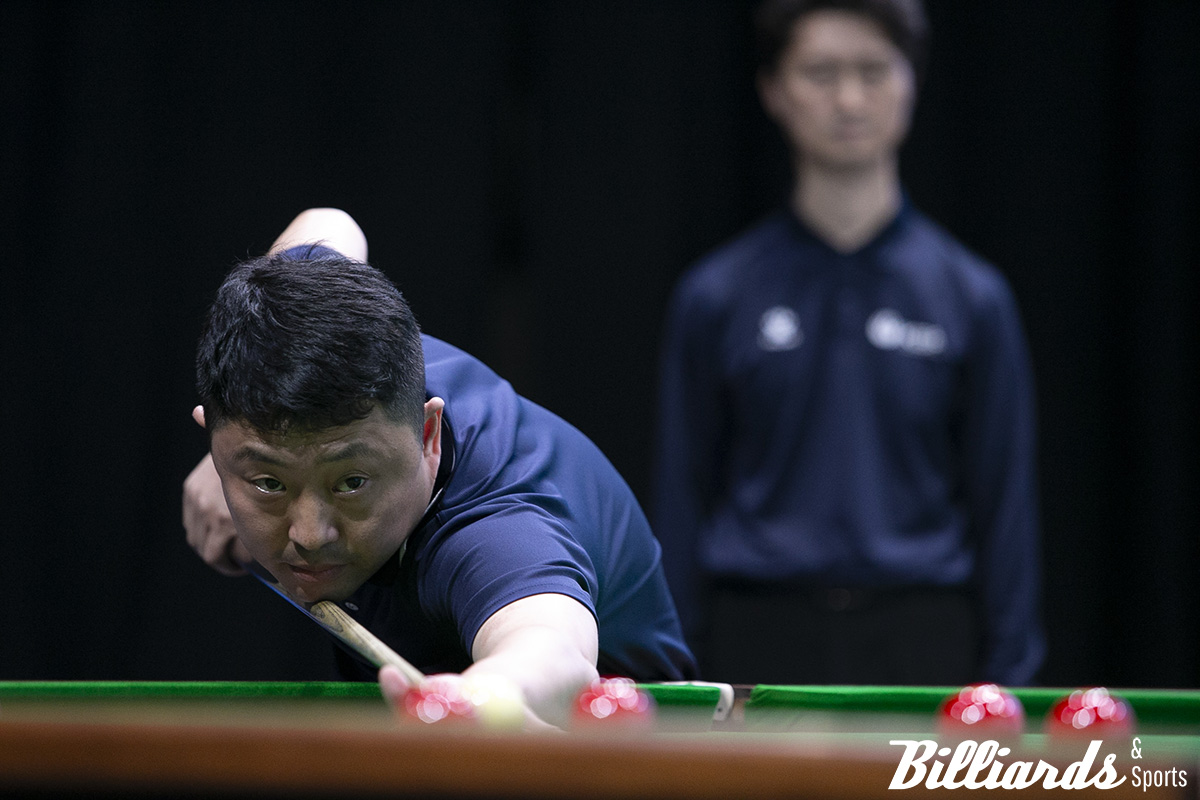 오랜만에 스누커 왕좌를 차지한 최경림.  사진=잠실/이용휘 기자