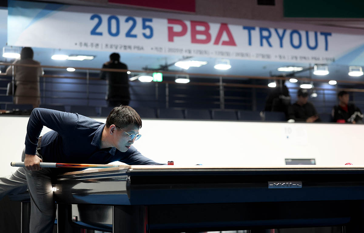 PBA 트라이아웃 2라운드에서 총 42명이 신규 프로 당구선수로 선발됐다. 사진=PBA 제공