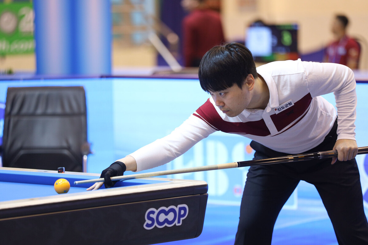 D조 2위로 16강에 진출한 김행직(전남-진도군청).