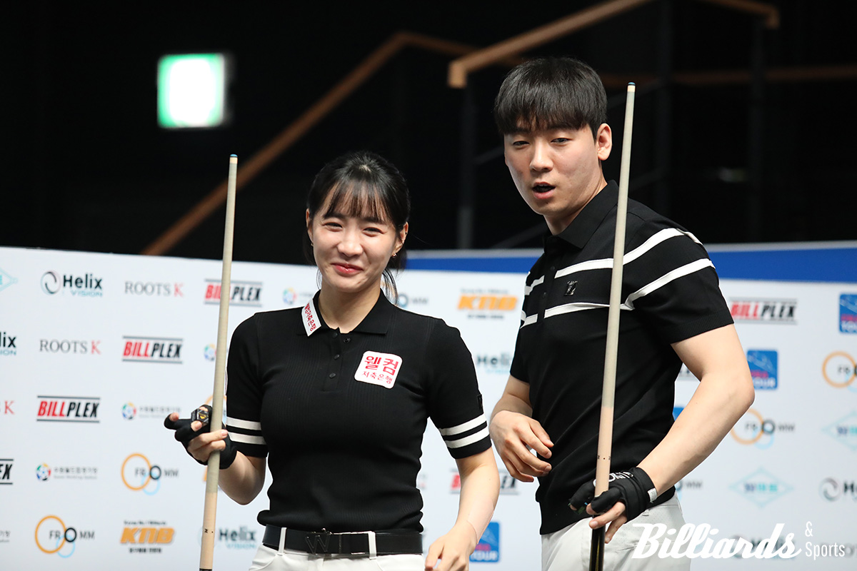 결승에 진출한 최혜미-남윤형. 사진=고양/이용휘 기자