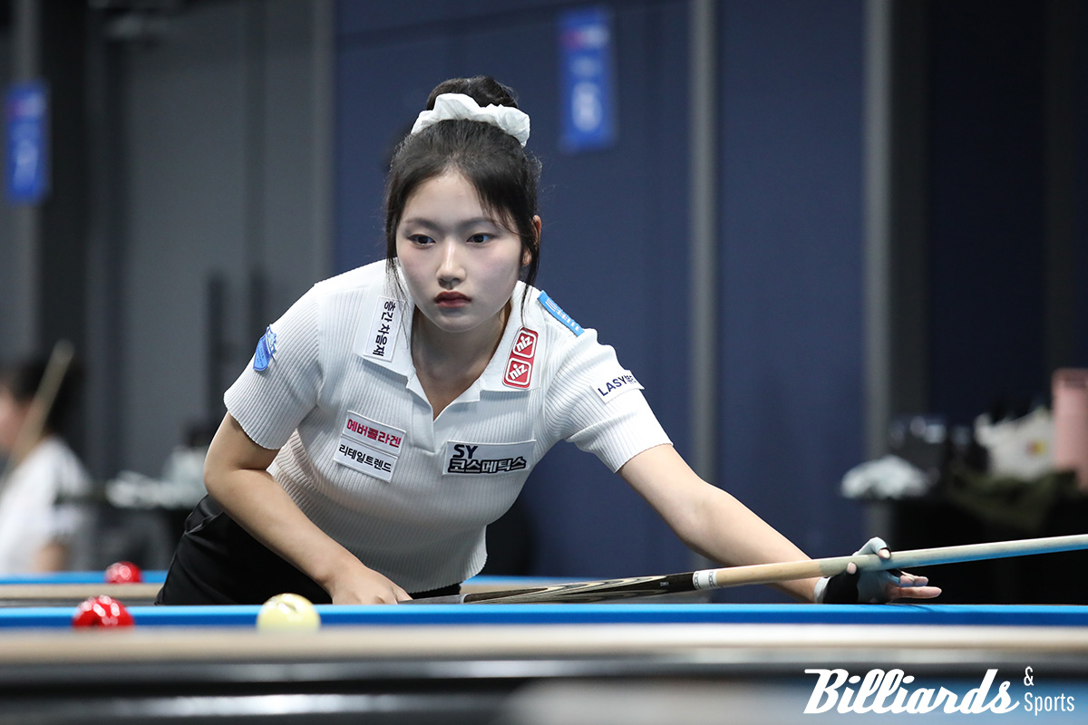 애버리지 1,250을 기록하며 32강에 무난히 안착한 한지은.