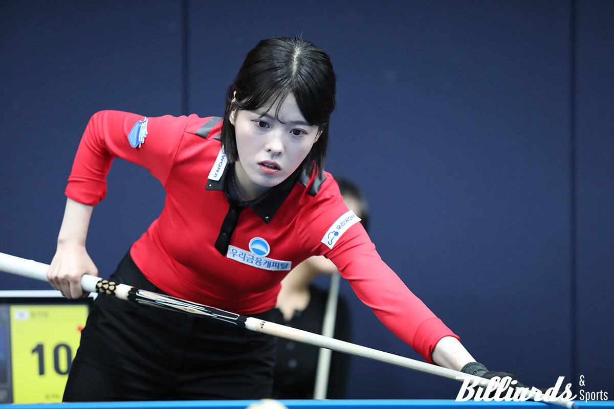 서한솔은 19이닝 만에 20:14로 앞섰으나 이후 4이닝을 공타로 보내며 장가연의 추격을 허용했다. 