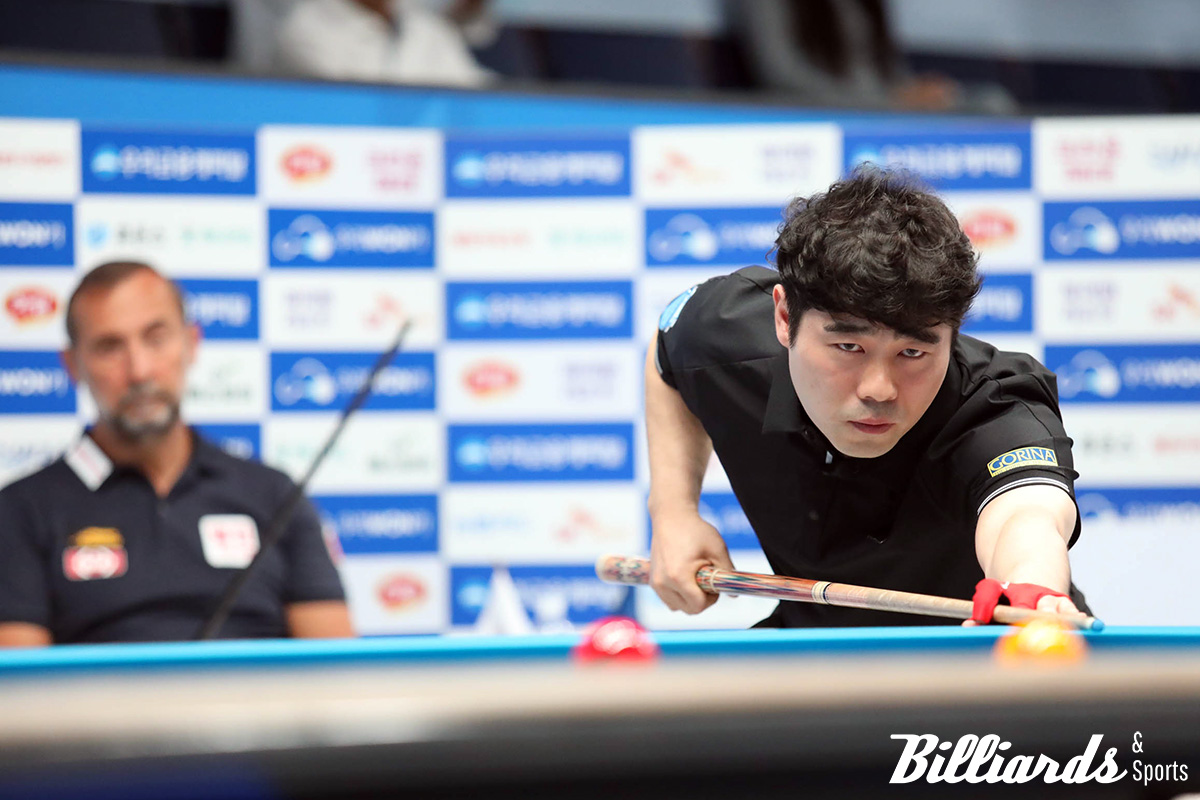 드림투어에서 1부 투어로 이번 시즌 승격한 이길수는 첫 경기에서 '월드챔피언' 세미 사이그너를 3-0으로 제압했다.