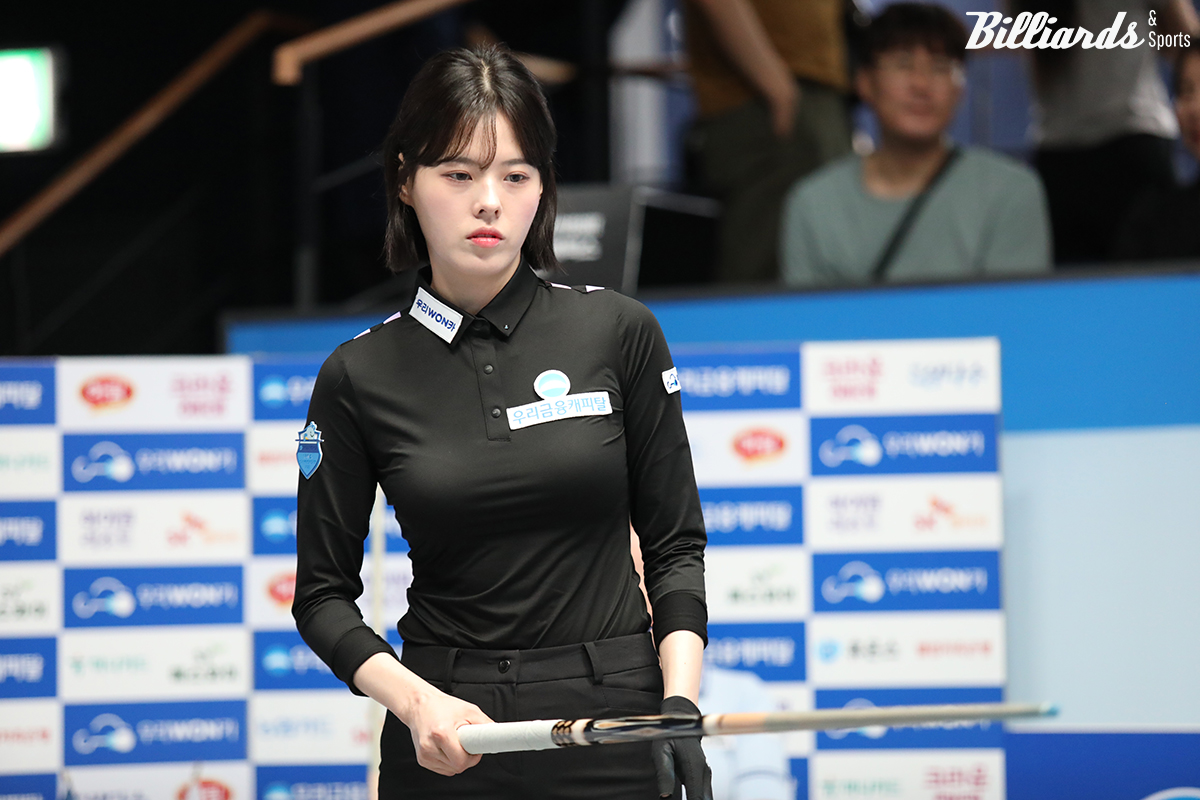 지난 시즌 개막전에서 4강 돌풍을 일으켰던 서한솔(우리금융캐피탈)은 이번 대회 16강전에서 김가영을 만나 최대 고비를 맞았다.