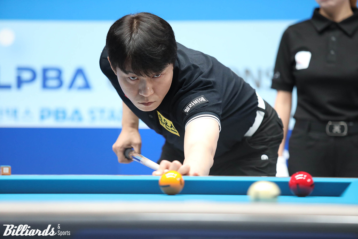 최성원(휴온스)이 32강전을 승리하며 16강에 진출, 8강 진출에 도전한다.  사진=고양/이용휘 기자