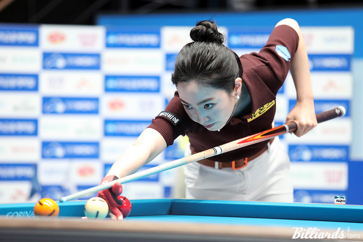 차유람(휴온스)이 개막전 8강전에서 승리하며 복귀 후 세 번째 준결승에 진출했다.  사진=고양/이용휘 기자