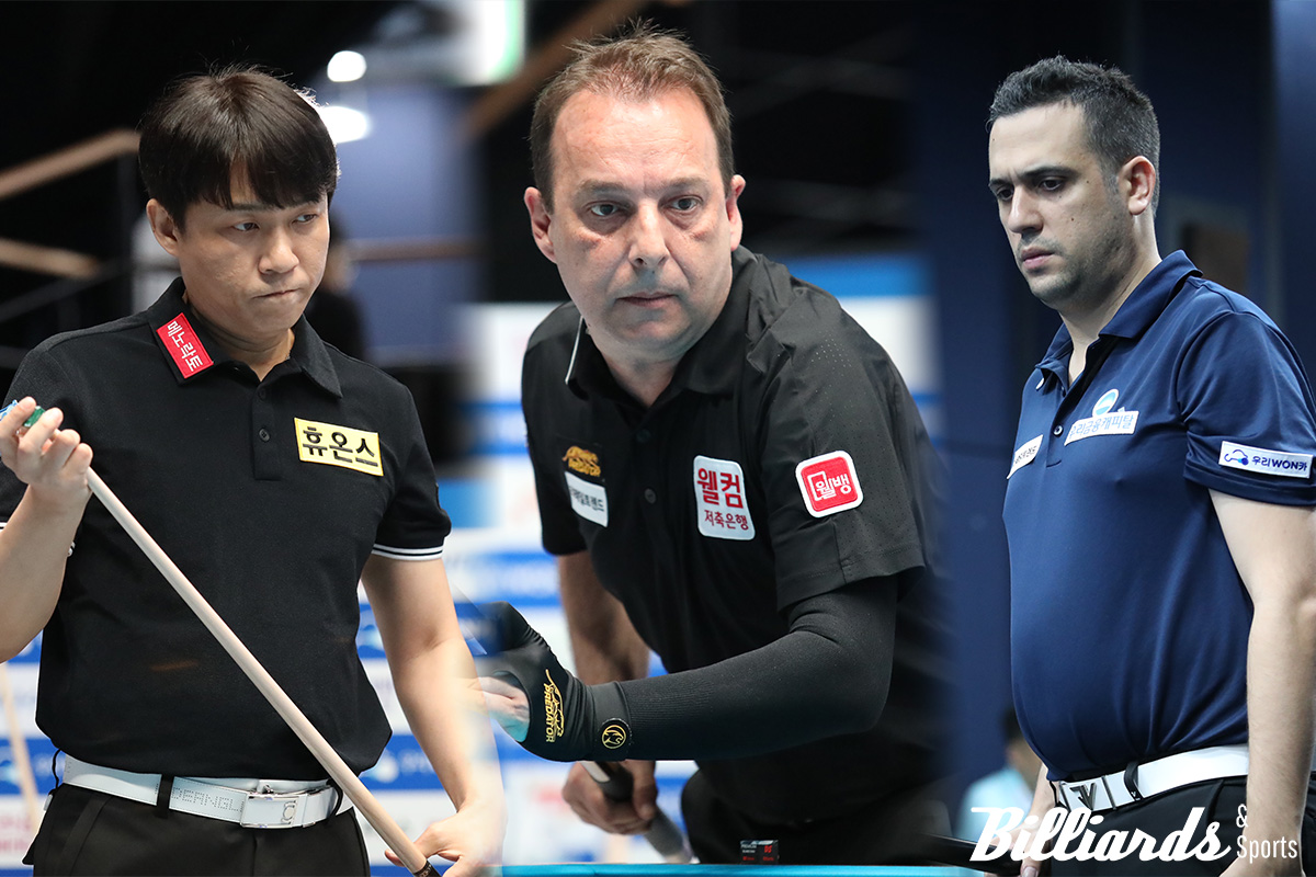 최성원, 다니엘 산체스, 다비드 사파타 등 'PBA 챔프' 출신들이 대거 16강 진출에 성공했다. 사진=고양/이용휘 기자