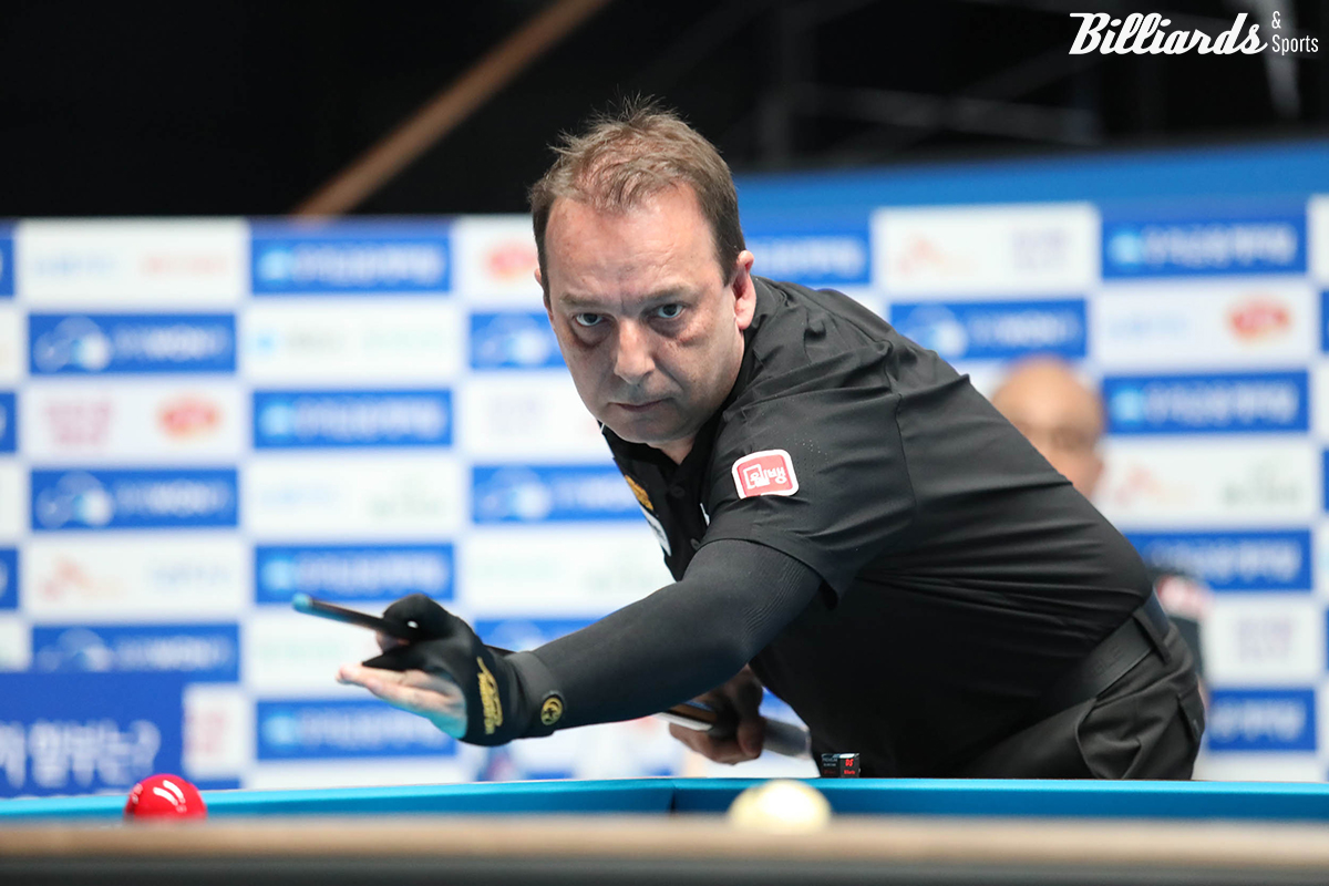 다니엘 산체스(웰컴저축은행)는 이날 16강전에서 오태준(크라운해태)에게 3-0 승리를 거뒀다.