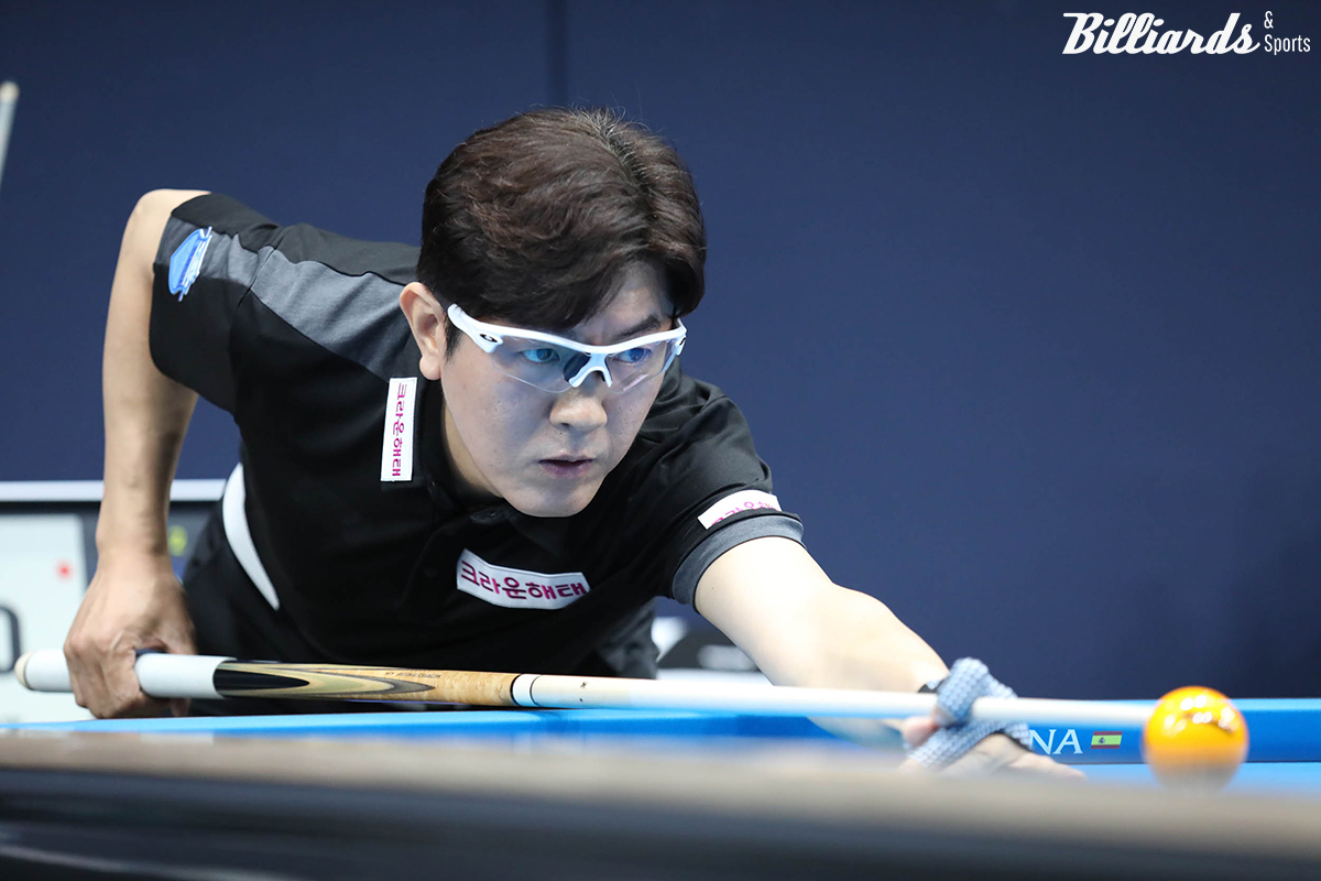 8강에서 산체스와 맞붙는 김재근(크라운해태).