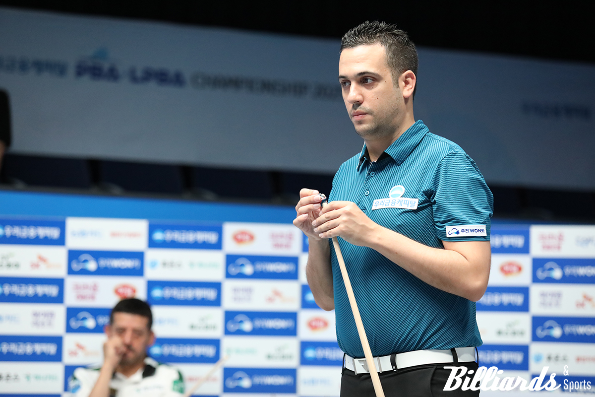 하나카드의 무라트 나지 초클루와 준결승에서 맞붙은 우리금융캐피탈의 다비드 사파타.