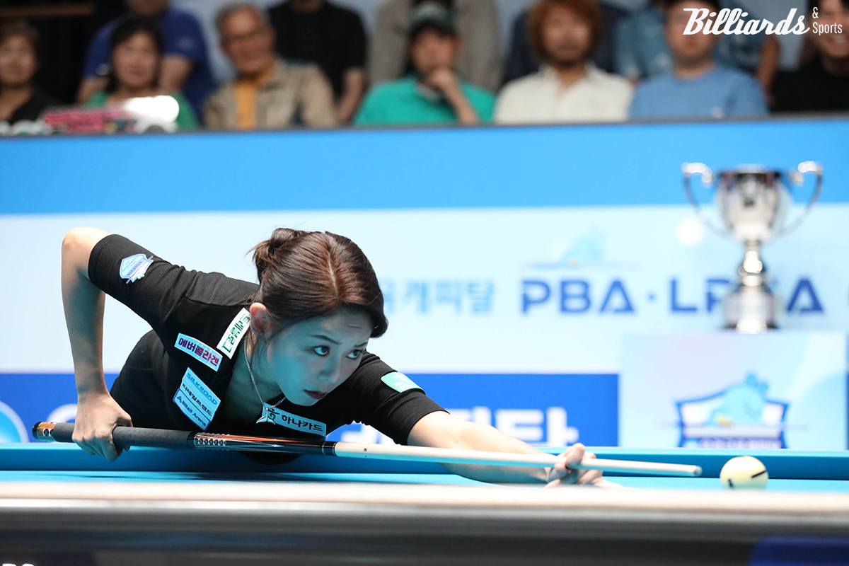 개막전 여자부 우승을 차지한 김가영(하나카드)은 64강에서 출발한다.