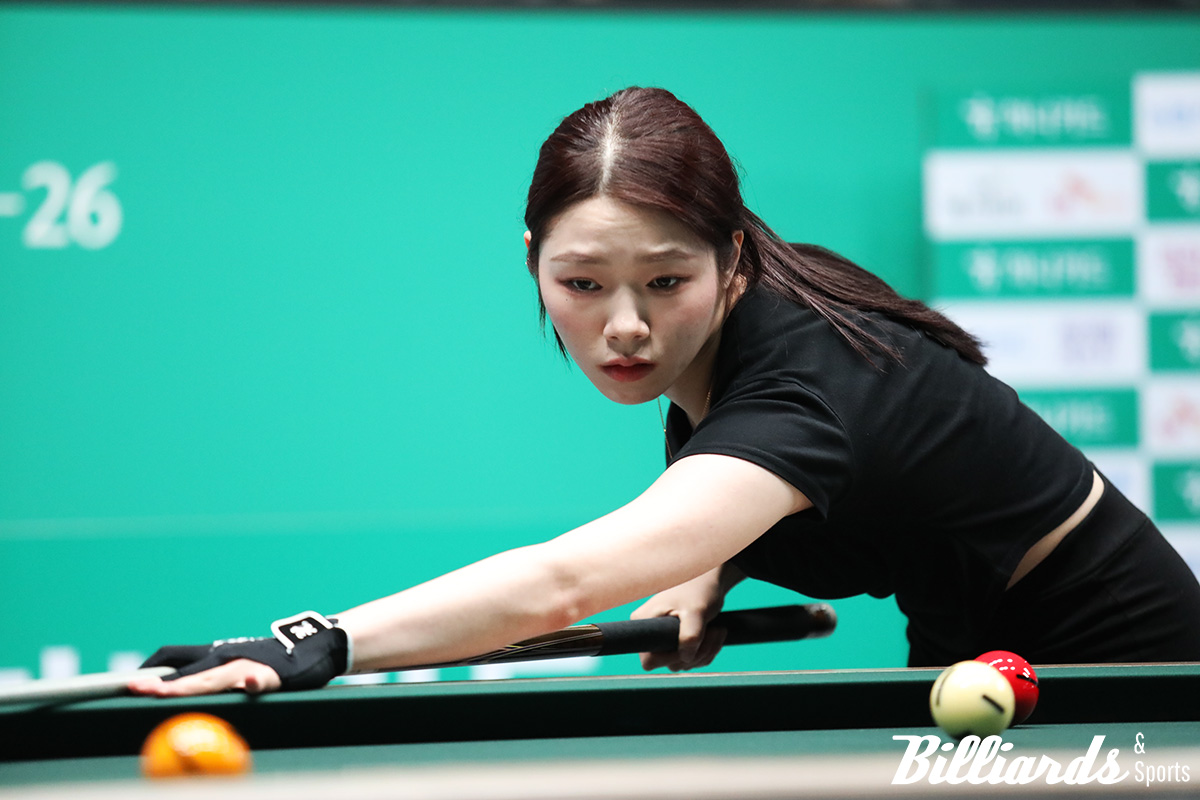 PQ에서 용현지를 꺾고 64강에 오른 김도경.