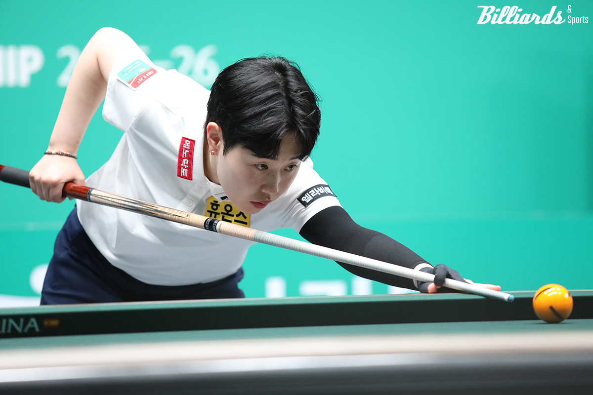 'LPBA 랭킹 2위' 김세연(휴온스)은 이다정에게 져 탈락했다. 