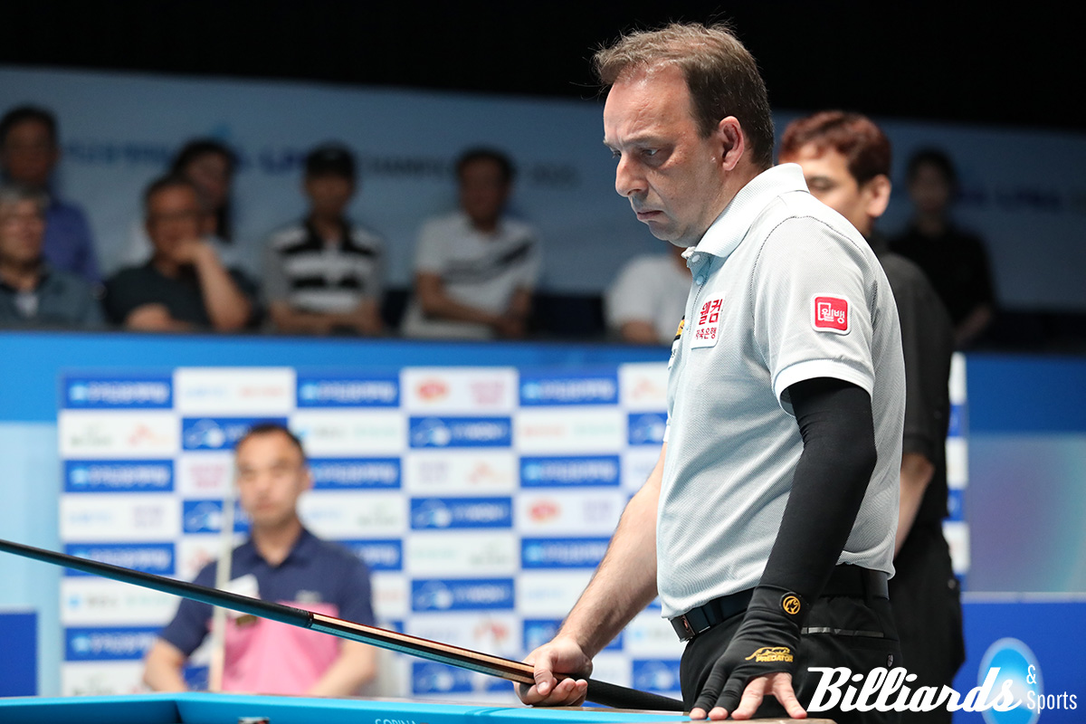 이승진과 준결승전 대결 중인 다니엘 산체스.