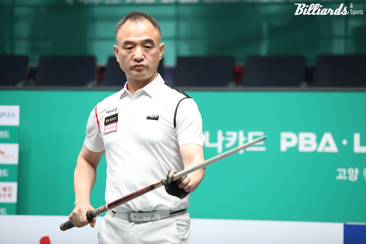 이승진은 128강 첫 경기에서 김준태에게 아쉽게 승부치기에서 패하며 개막전 4강의 상승세를 이어가지 못했다.