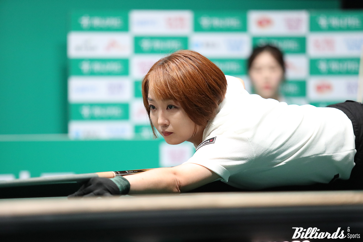 정수빈과 32강에서 대결한 이유주.