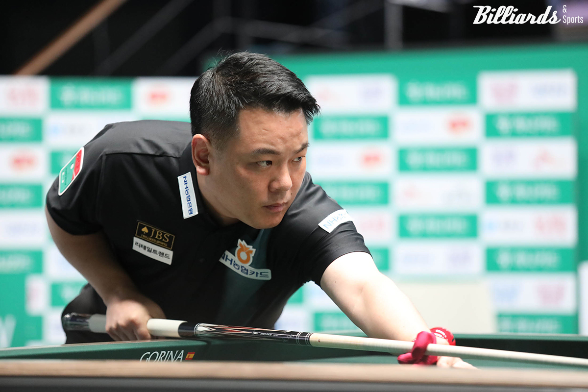 조재호(NH농협카드)가 3일 열린 하나카드 PBA 챔피언십 64강전에서 승리하며 32강에 진출했다.  사진=고양/이용휘 기자