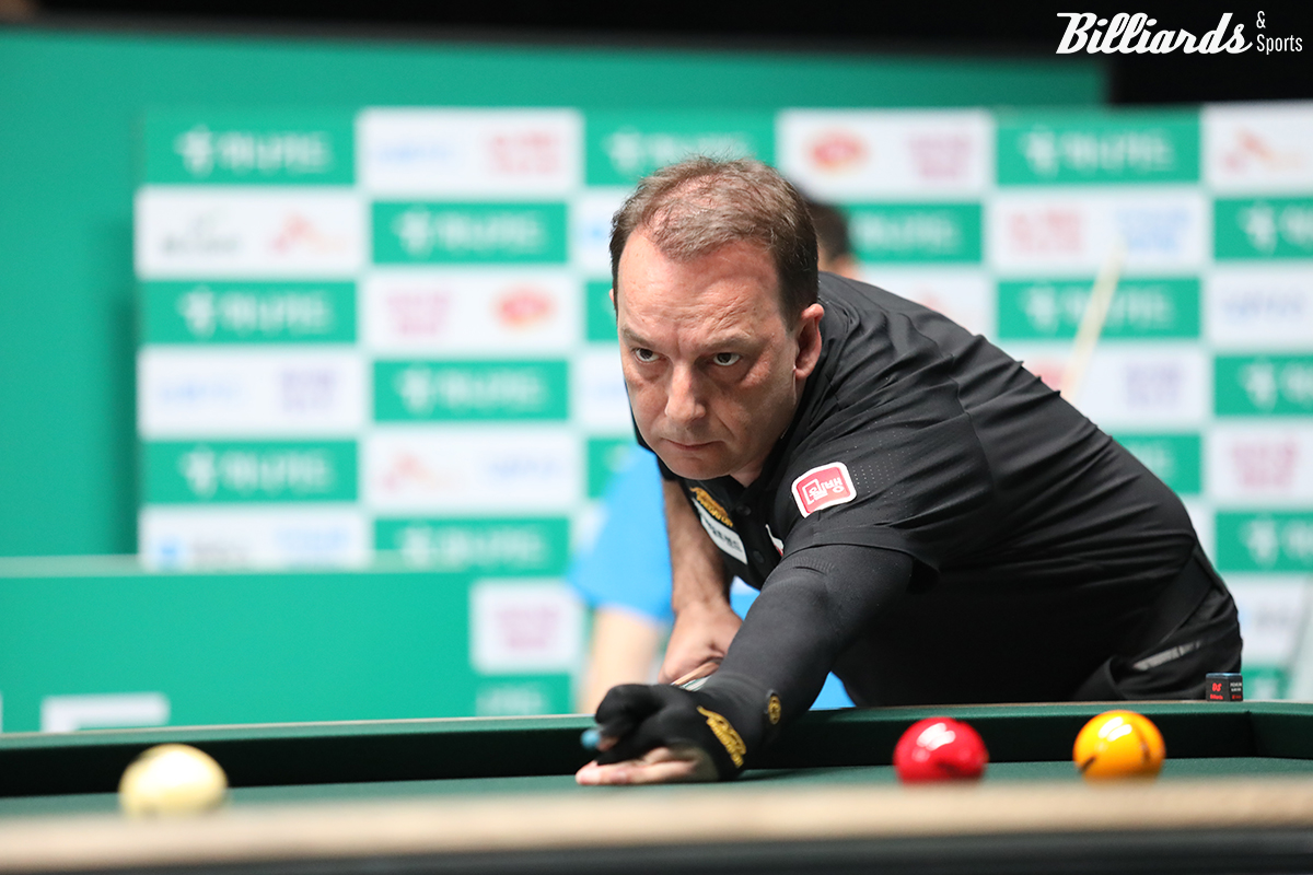 다니엘 산체스(웰컴저축은행)가 개막전 준우승에 이어 2차 투어에서도 16강에 진출했다. 하나카드 챔피언십 우승을 독식한 스페인이 과연 4번째 열린 이번 대회에서도 우승을 차지할 수 있을지 주목된다.  사진=고양/이용휘 기자 