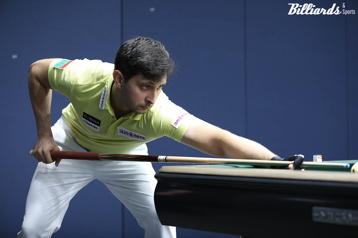 '디펜딩 챔피언' 다비드 마르티네스(크라운해태)는 32강에서 김진태를 세트스코어 3-2로 꺾고 16강에 올라왔다.