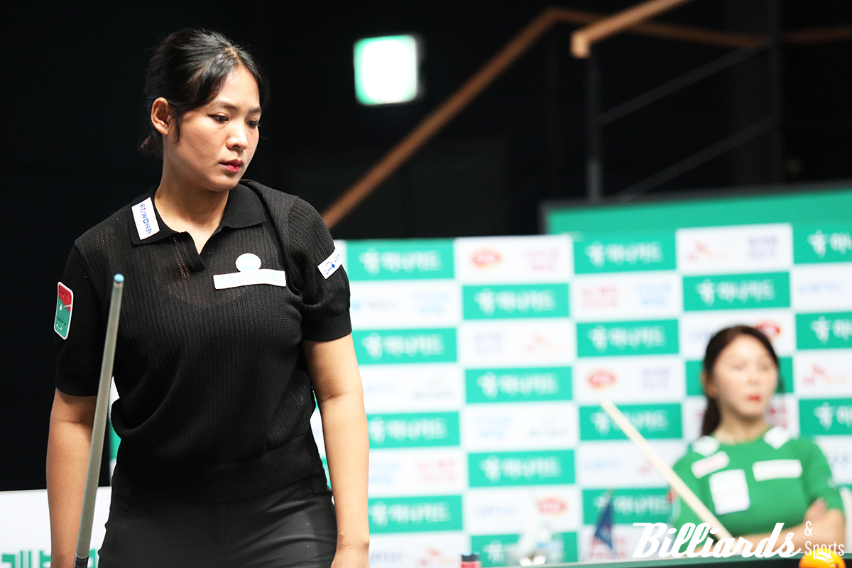 김가영과 대결 중인 스롱 피아비