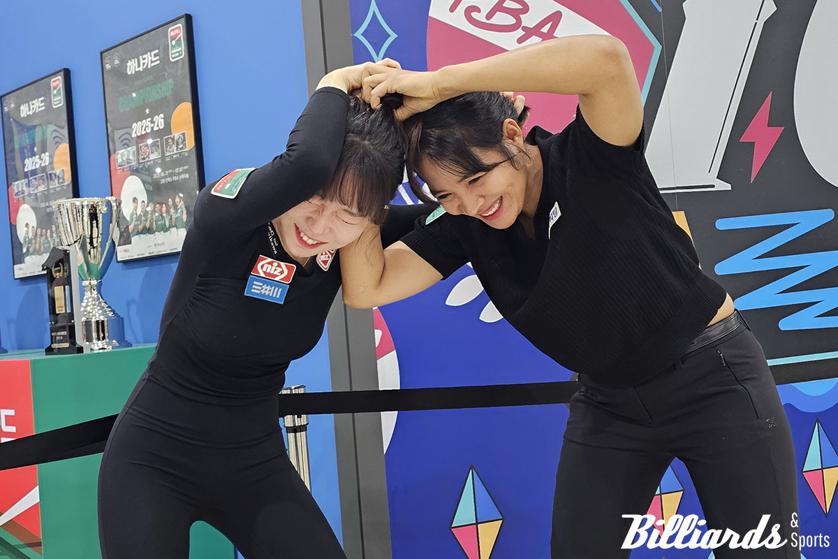 "우리 머리끄덩이 잡고 한 번 싸워보자" 결승전 각오 다지는 김보라와 스롱 피아비 