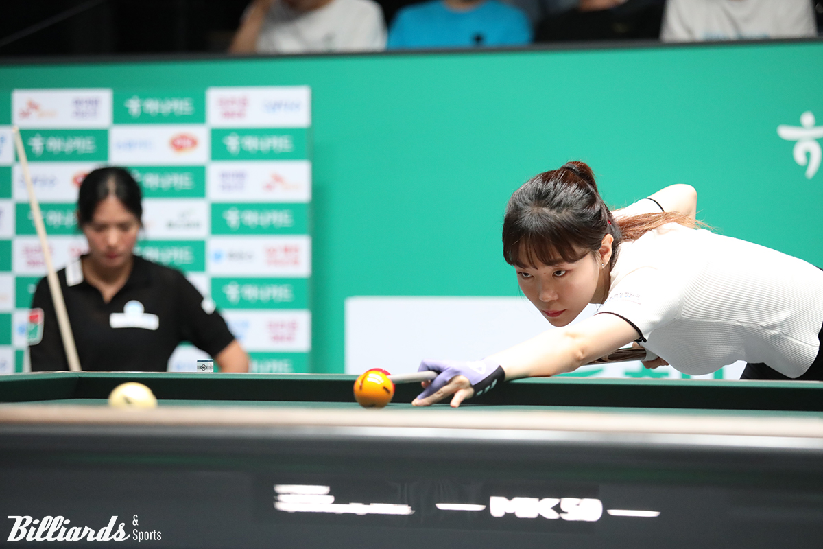 김보라는 LPBA 투어 데뷔 후 무려 1826일 만에 첫 결승에 진출했다.