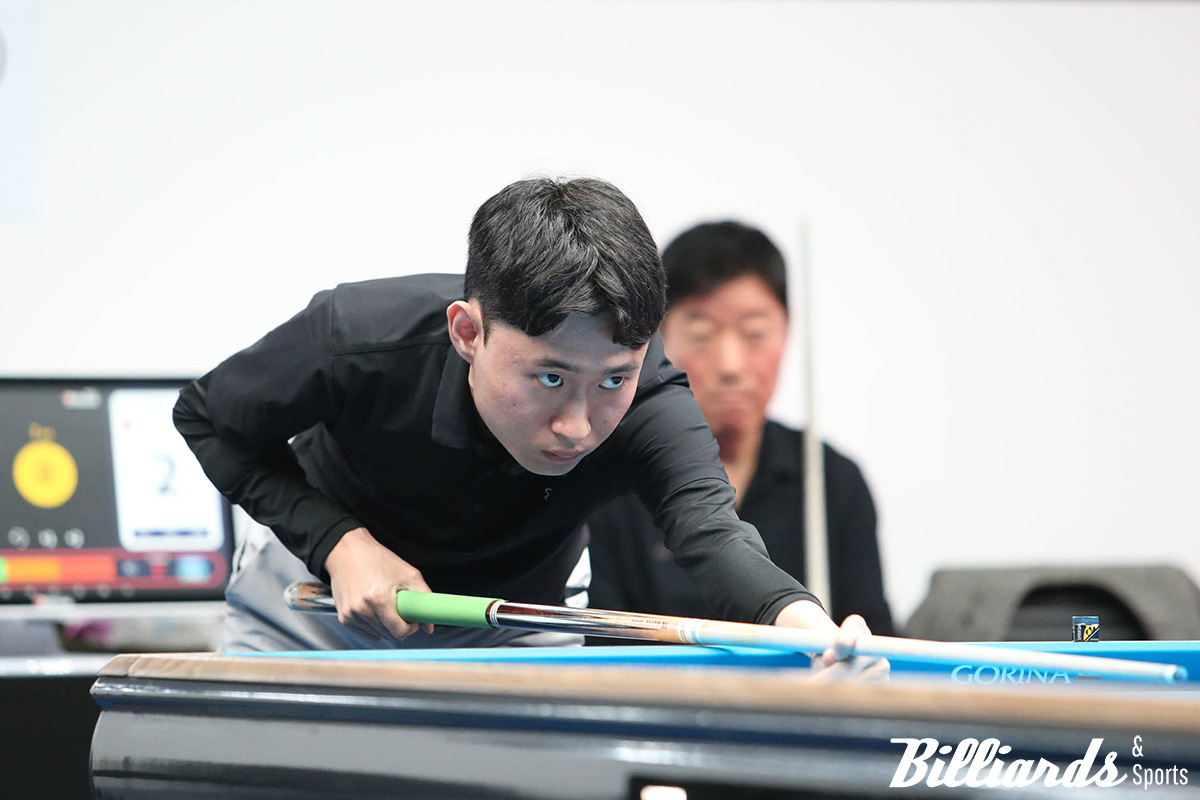 64강을 애버리지 3.500으로 통과한 전재형. 사진=빌리어즈앤스포츠 DB