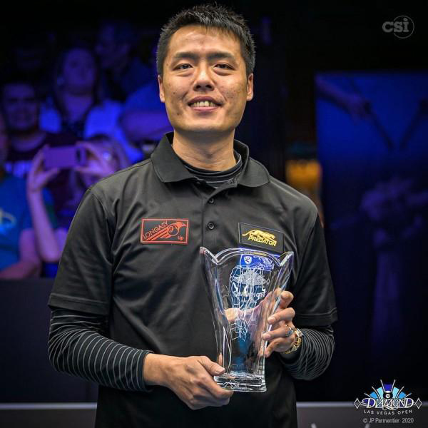 2020년 다이아몬드 라스베이거스 오픈에서 우승한 창정린. 사진=JP Parmentier