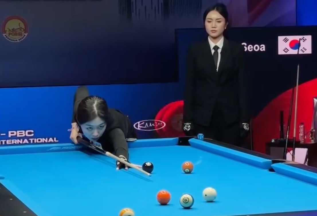 한국의 서서아(전남)가 인도네시아 자카르타에서 열린 10볼 오픈 여자부 경기에서 결승에 진출해 우승에 도전한다.  사진=PBC 제공