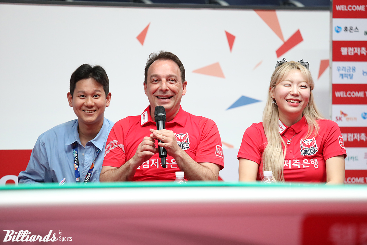 웰컴저축은행으로 둥지를 옮긴 다니엘 산체스(스페인)와 김예은.