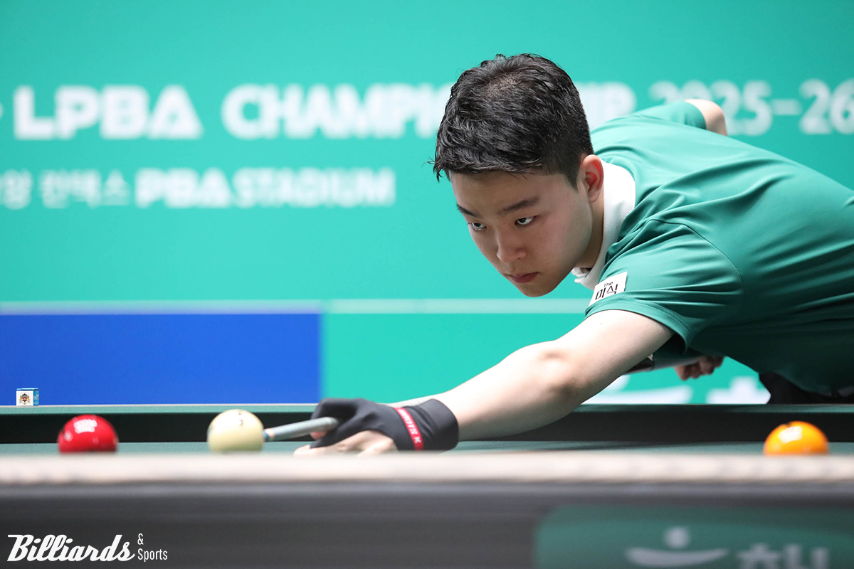 '최연소 투어 챔피언' 김영원은 지난 시즌 웰컴저축은행 대체선수였다가 이번에 하림의 정식 팀리거가 됐다.  빌리어즈앤스포츠 DB