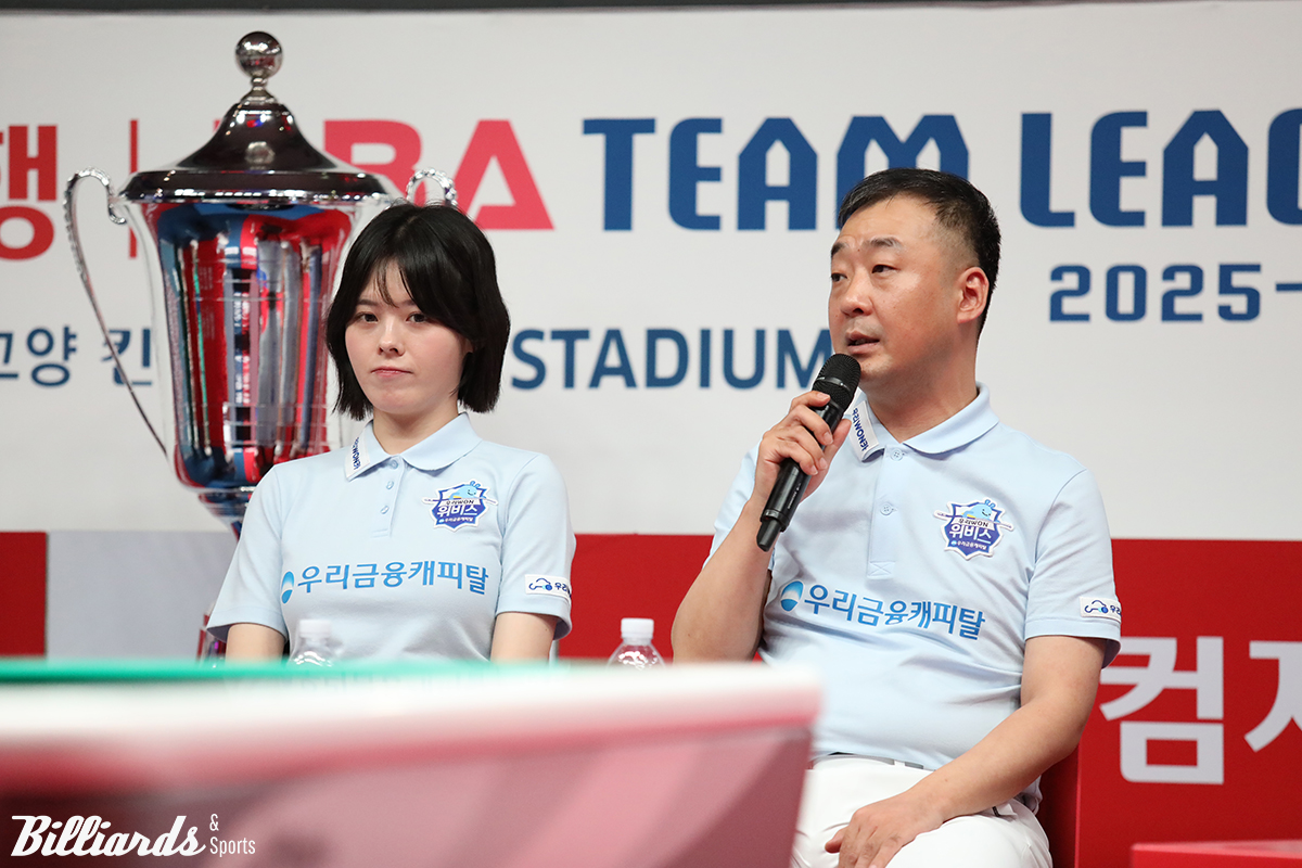 우리금융캐피탈 리더 엄상필과 서한솔.