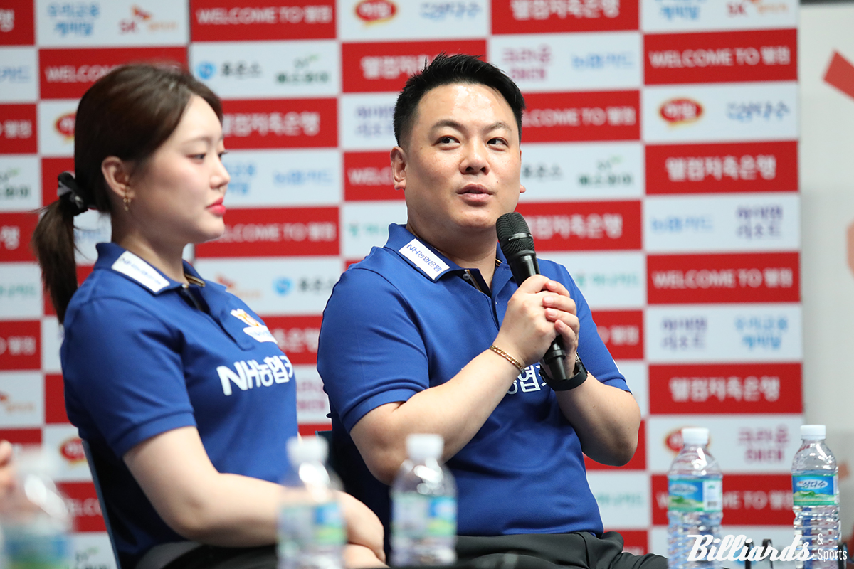 NH농협카드 리더 조재호와 김보미.