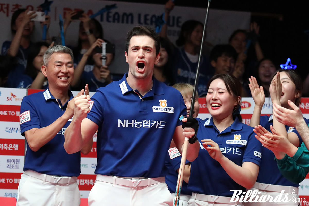 7세트에 극적인 역전승을 거둔 이반 마요르(NH농협카드)가 포효하고 있다. 사진=고양/이용휘 기자