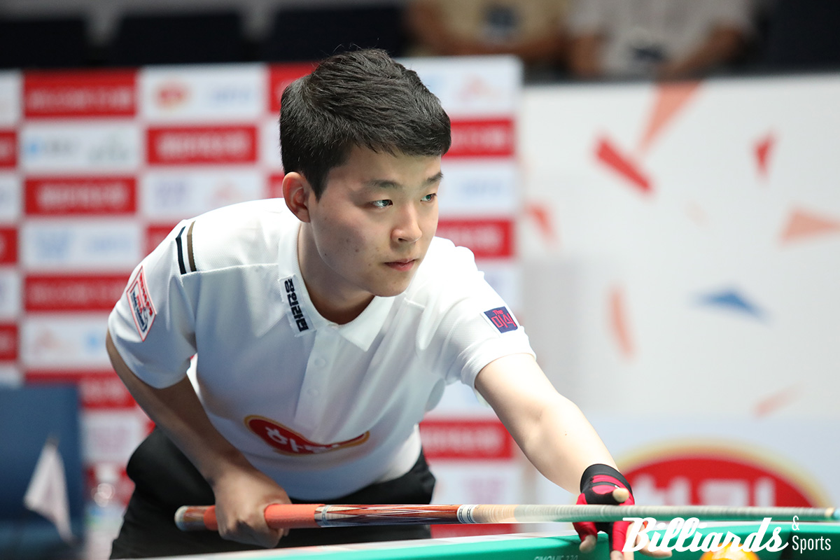 하림 드래곤즈의 막내 김영원이 마지막 7세트 승리로 역전패 위기의 팀을 구하고 1승을 안겼다. 사진=이용휘 기자