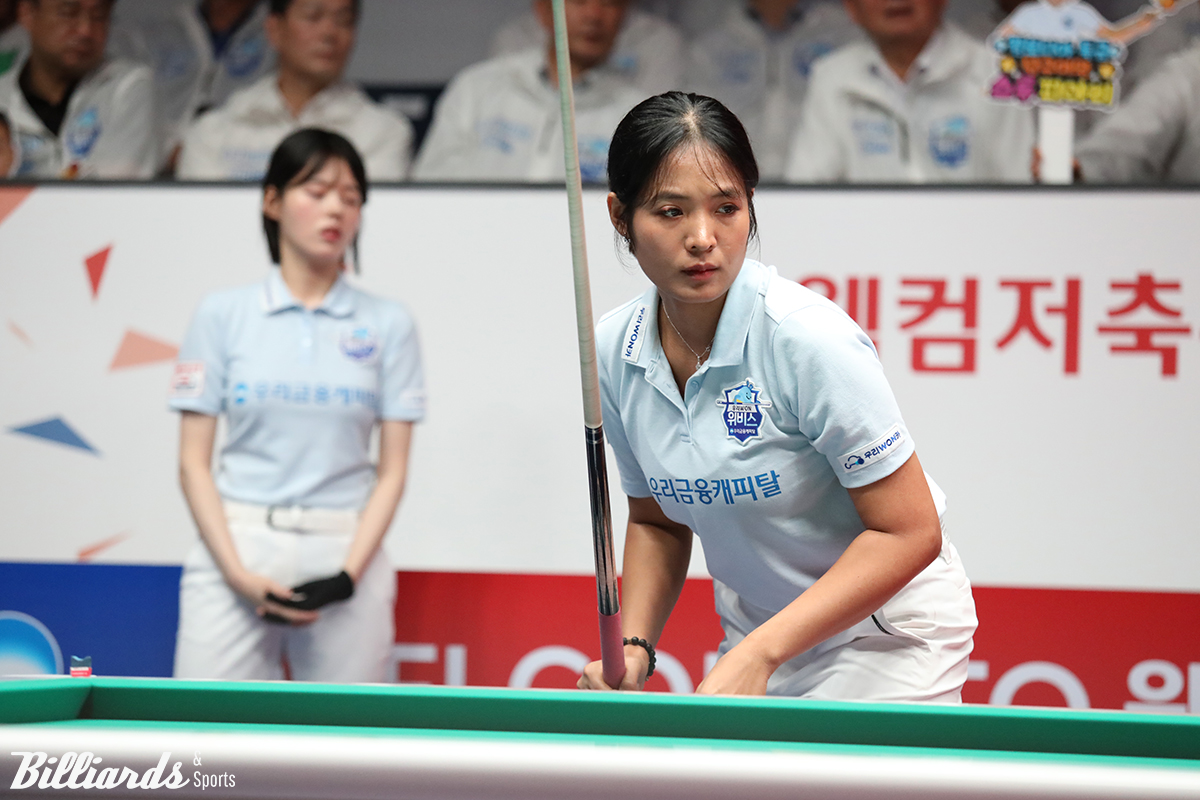 6세트 여자단식에서 승리를 거둔 스롱 피아비(우리금융캐피탈).