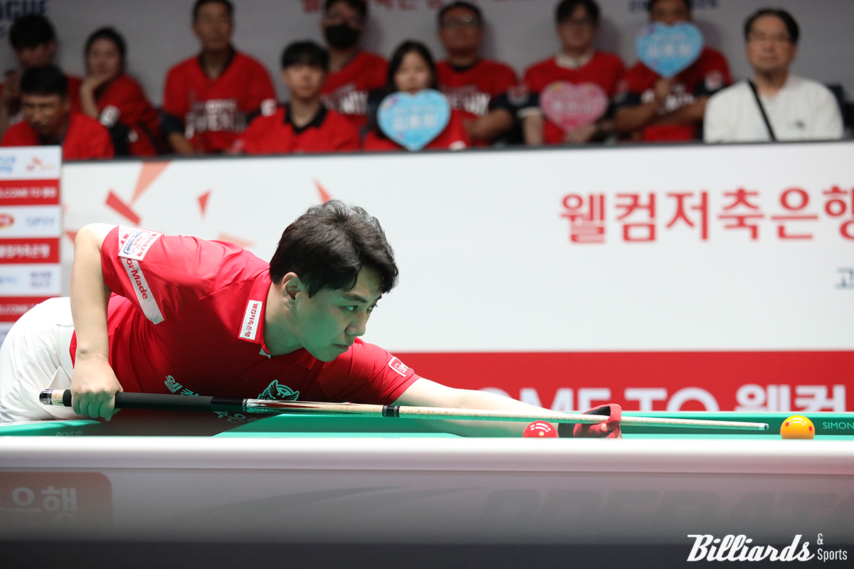 7세트에서 이틀 연속 승리를 거둔 김종원(웰컴저축은행).