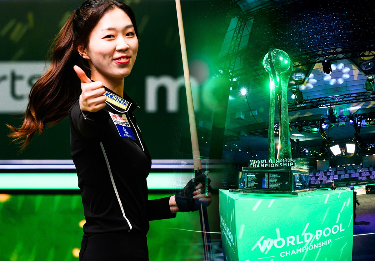 한국 여자 포켓볼 최강자 서서아(전남)가 24일 사우디아라비아 제다에서 열린 월드 풀 챔피언십 2025에서 스테이지2(64강)에 진출하며 돌풍을 일으켰다.  사진=WNT 제공