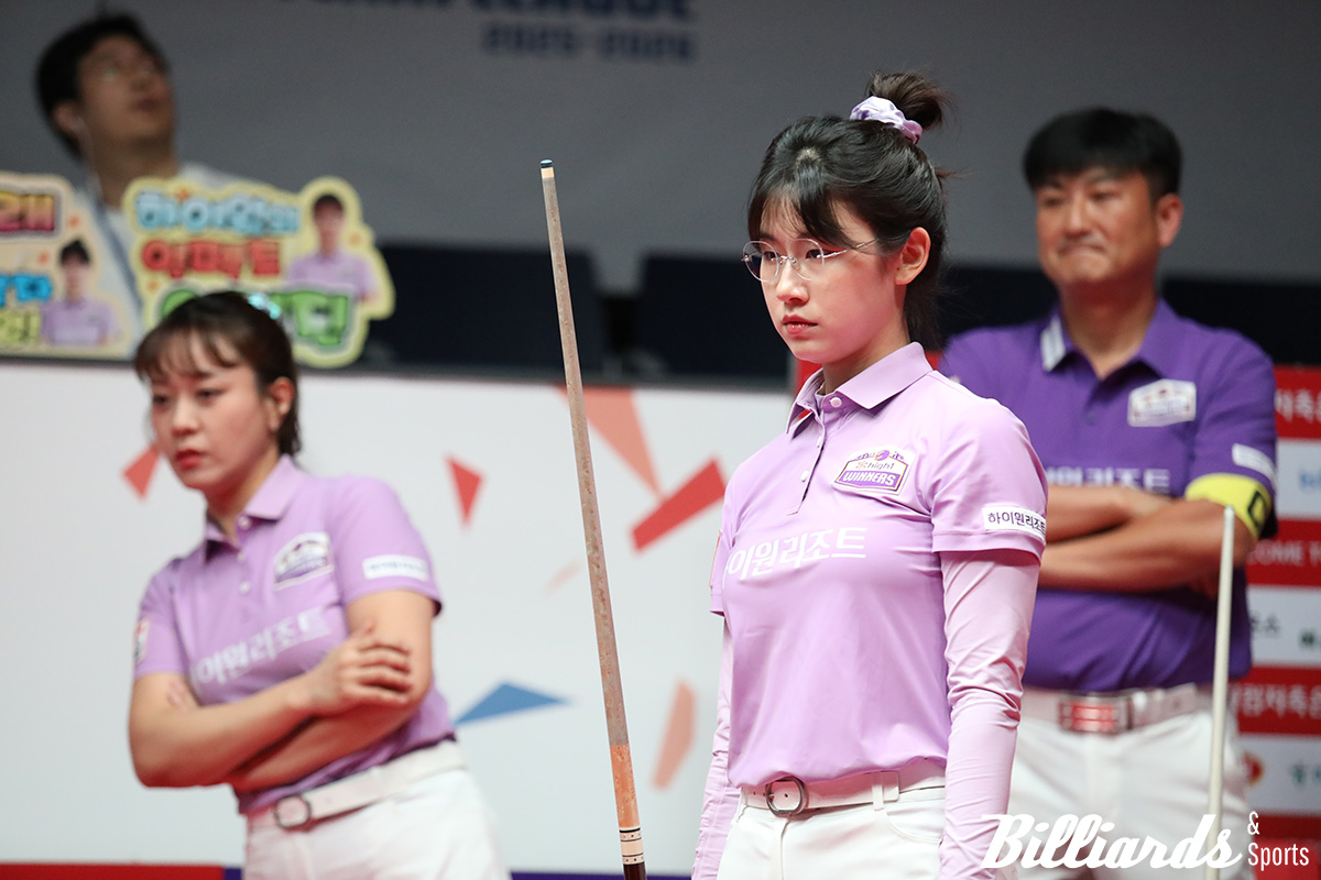 2세트 여자복식에 출전한 이미래(하이원리조트)는 혼자서 8점을 모으며 세트 승리에 기여했다.