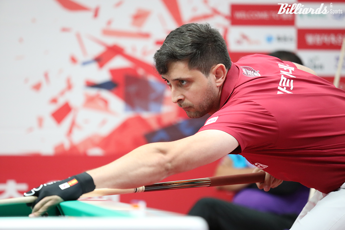 3세트에서 승리한 다비드 마르티네스(크라운해태).  사진=고양/이용휘 기자